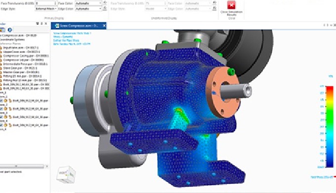Creación automática de modelos de elementos finitos Simulación de vibración Simulación de pandeo Aná...