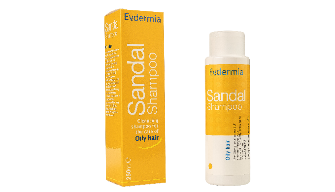Sandal Shampoo Sebum regulating shampoo for oily hair Action Antisebum Dandruff prevention Condition...