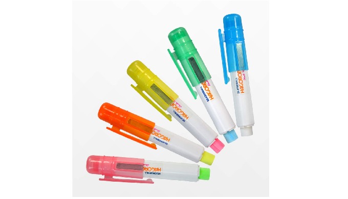 ▶1 piece of Chalk Cap Holder and there are 5 colors: Pink, Orange, Yellow, Green, Blue ▶ The holder ...