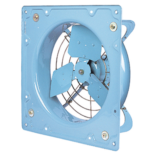 High pressure ventilator with a long-lasting hermetic motor and possibility of auto shutter for buil...