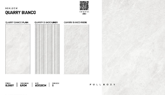 Discover the elegance of the QUARRY Series Tiles, available in three distinct styles: PLAIN, LINER, ...