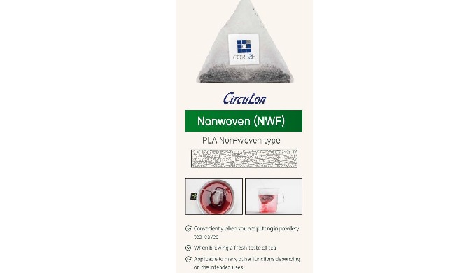 Nonwoven (NWF) PLA Non-woven type - Conveniently when you are putting in powdery tea leaves - When b...