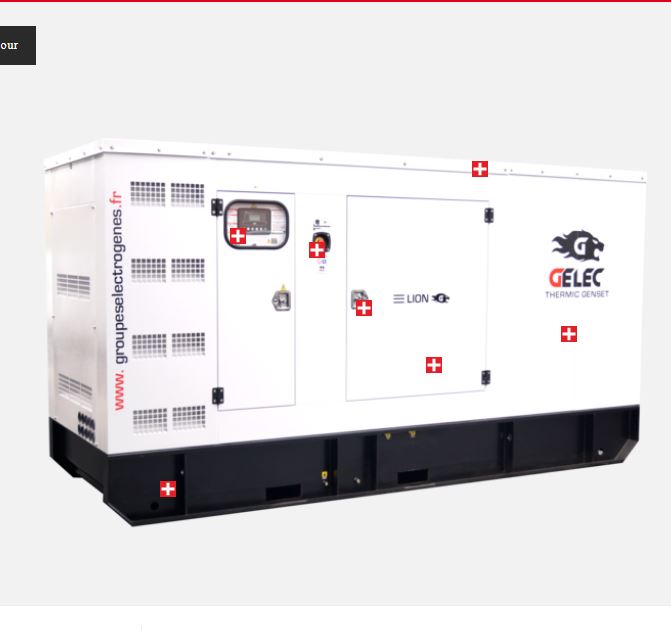 Groupe Électrogène Diesel Lion 500 YC – 495 KVA