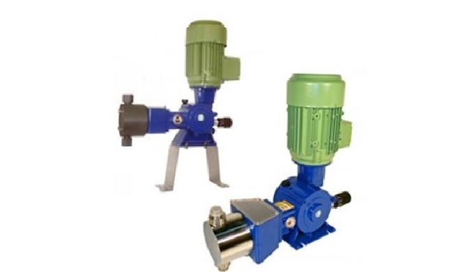 Piston dosing pumps with electric motor.