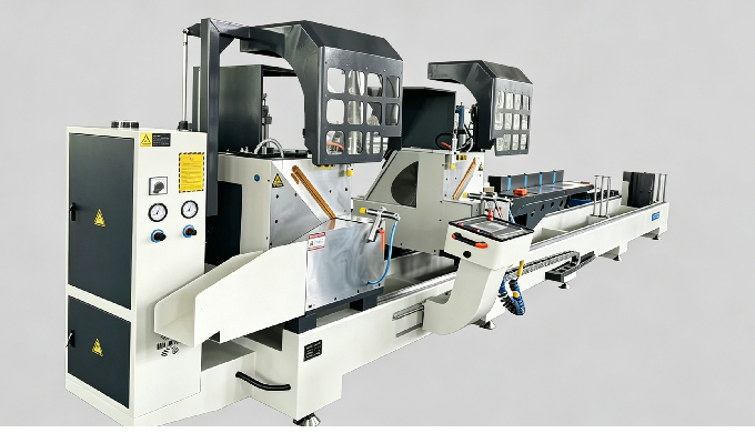 The CNC profile cutting saw is essential processing equipment widely used in door, window, curtain w...