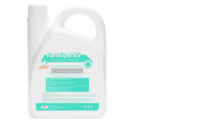 GEL HIDROALCOHÓLICO DE MANOS Farmigal 85 gel hidroalcohólico de manos desinfectante