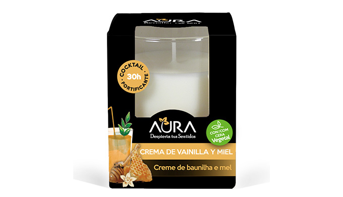 Crea un ambiente de relax con nuestras velas Cocktail. Con cera vegetal, disfrutarás de su calidez q...