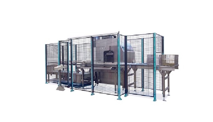 Rotating basket washer