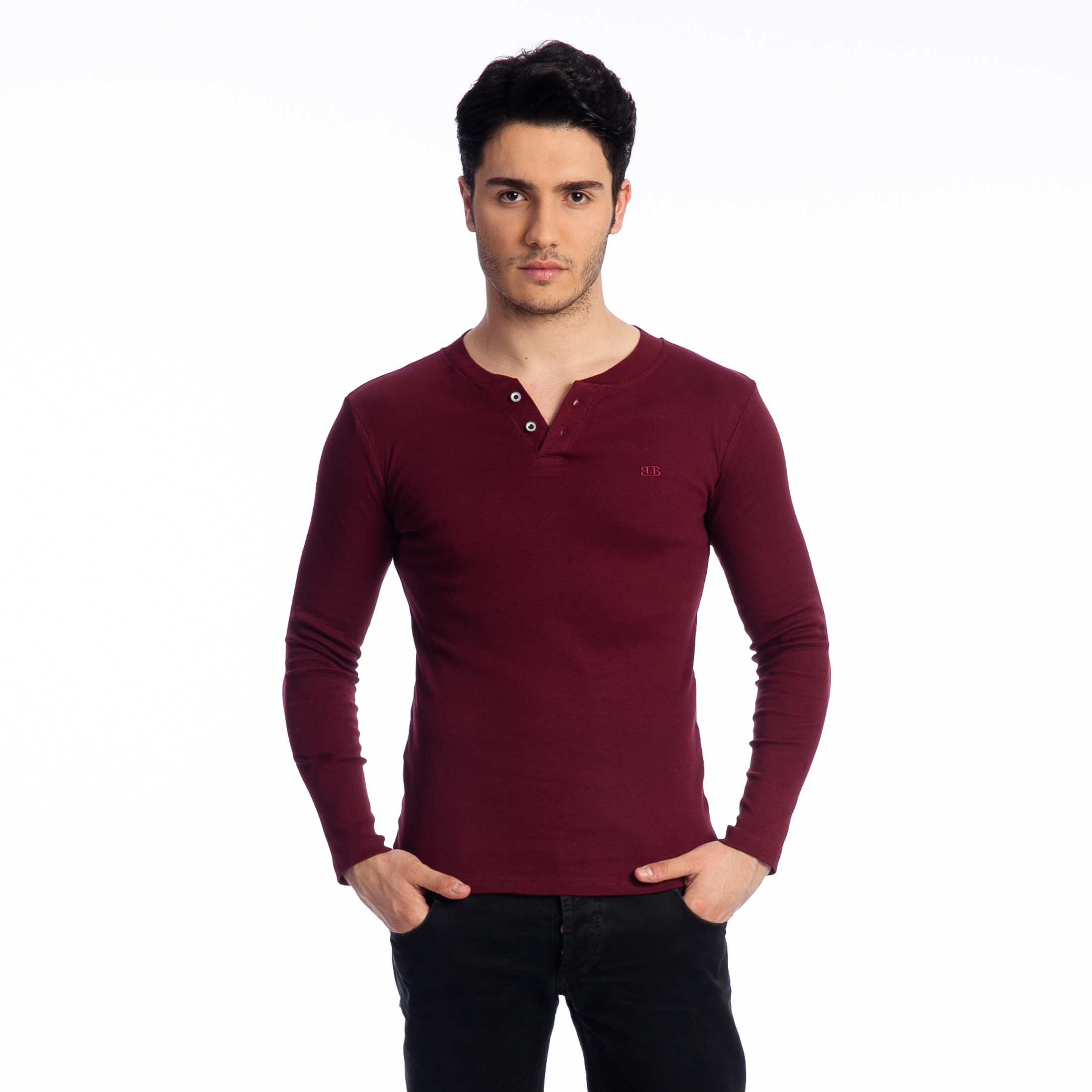 OBBO 014 Long Sleave T-shirt %100 Cotton