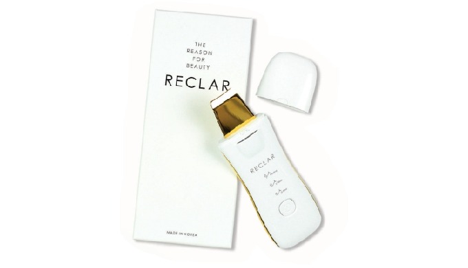 RECLAR - Galvanic ion Water Peeling Device “ RECLAR uses the basic skin care products for 15 minutes...