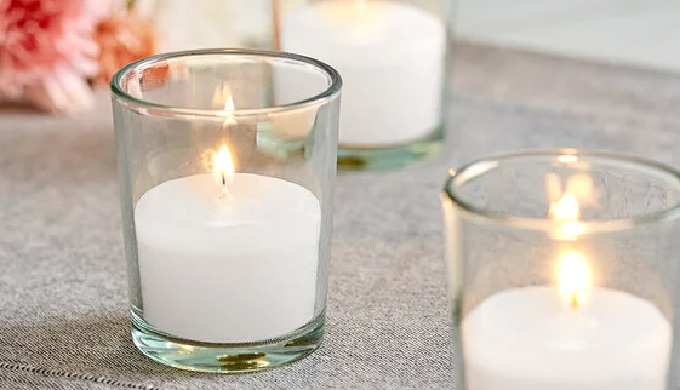 The Glass Candle Jar with Lid is a perfect combination of elegance and practicality, designed to kee...
