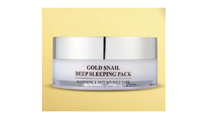 -GOLD SNAIL DEEP SLEEPING PACK- 1)Very comfortable sleeping pack without washing off after skin care...
