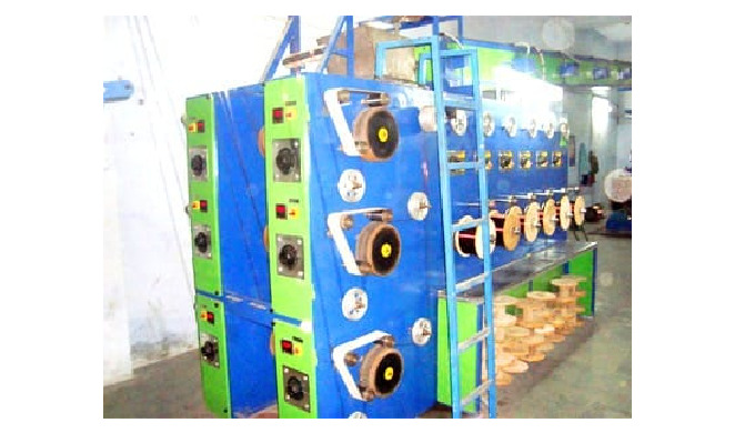 Wire Vertical Enamelling Machine SWG - 16 To 22 MM Size - 1.628 To 0.711