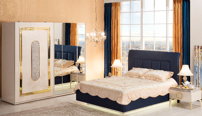 Bring your bedroom aesthetic into the 21st century with this bedroom set. Though each piece is disti...