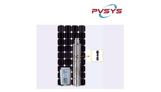 PVSYS 3PS DC upotettava aurinkovesipumppu