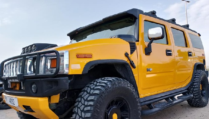 Experience an unforgettable desert evening in Dubai with a Hummer safari tour. Blast through rugged ...