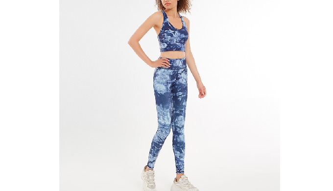 Printed Quick-drying Yoga Suit Set