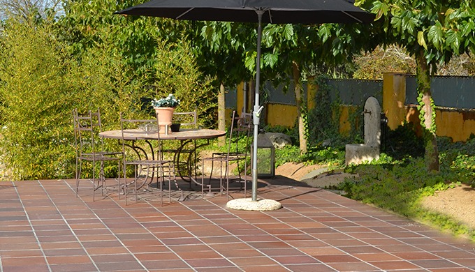 Baldosas de gres natural para terrazas