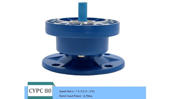 CHENYUE Worm Gearbox CYPC80 Speed Ratio 5:1 Free Maintenance,Fully Sealed,No Need to Refuel for Life