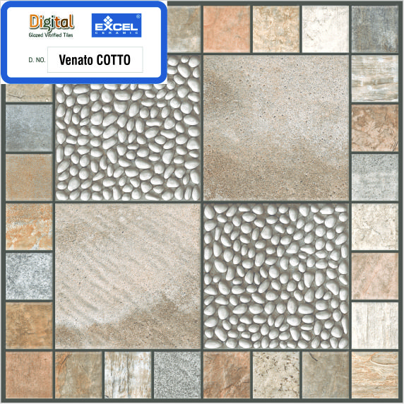Digital Glazed Vitrified Parking Tiles 300 x 300 MM