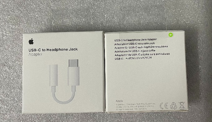 Apple USB-C to 3.5 mm Headphone Jack Adapter for ipad and Mac Model Number: A2049 Email: tina@shinin...