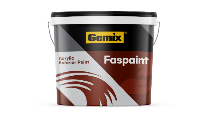 Acrylic water-based paint for exterior and interior, great coverage, great resistance in different w...