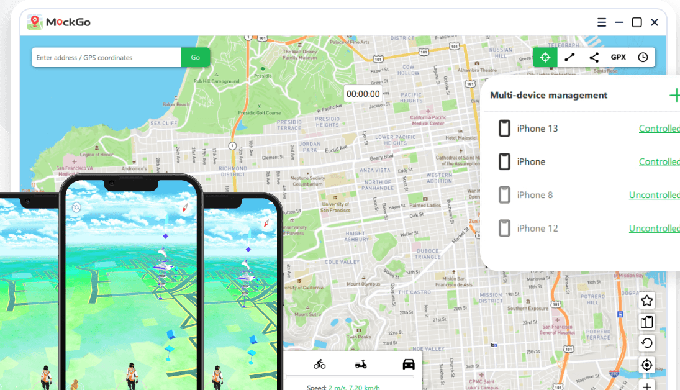 MockGo iOS GPS Changer allows you to flexibly change the GPS location of your iPhone to anywhere in ...