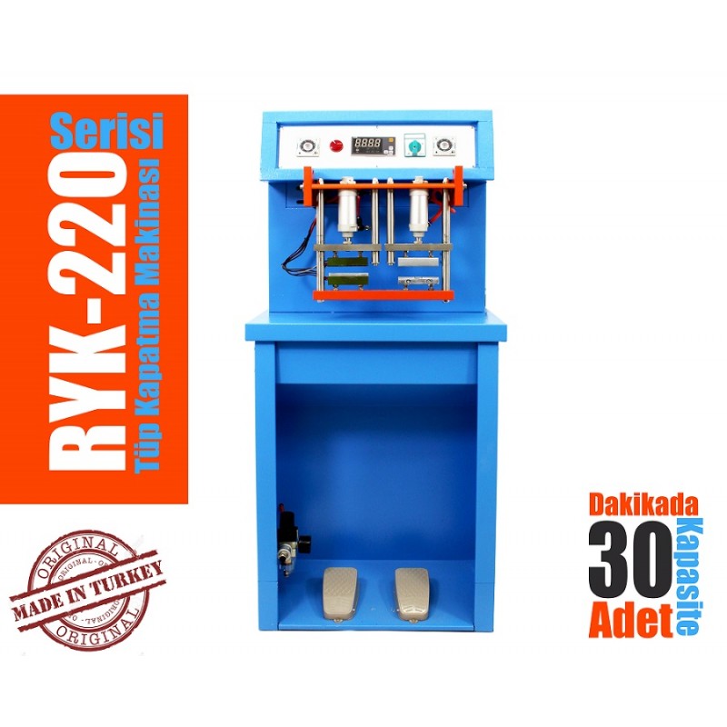 Renas Makina RTKP30 Krem Tüp Kapatma MakinasıMakinamız, plastik- lamine ve ...