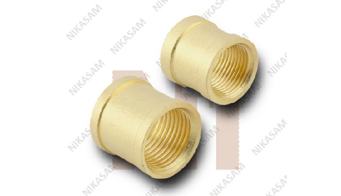 Best quality Brass Sockets for Sanitary and pipe fittings available in natural finish and chrome pla...