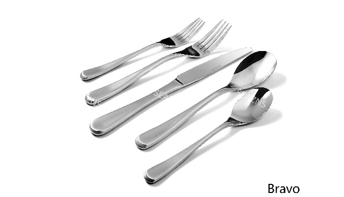 Stainles steel cutlery Bravo with nice shaping and good quality.
