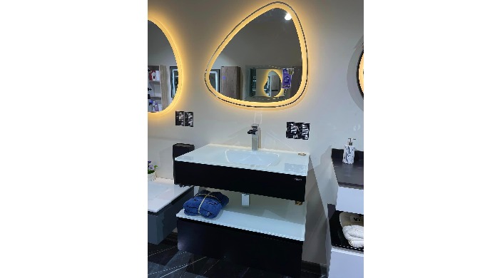 Meuble salle de bain 100 % pvc