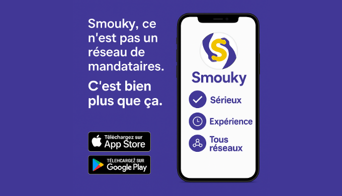 Smouky propose un service d’intermédiation immobilière complet, en sélectionnant des mandataires imm...