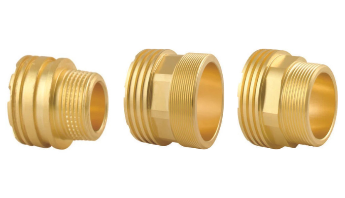 Sherence manufactures brass male inserts for PPR fittings used to create strong threaded transitions...