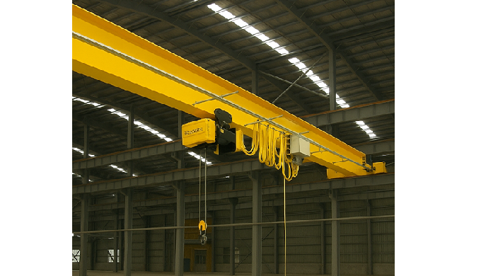 Single Girder EOT Cranes for Medium and Light-Duty Industrial Material Handling Kanext Equipments ma...