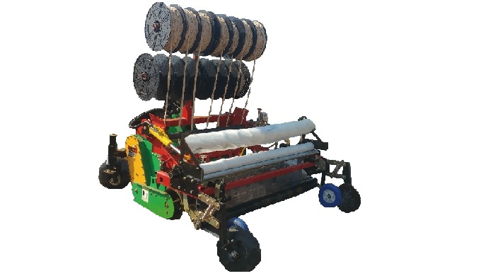Garlic Planter | garlic seeder, seed planter The planter buries the string of garlic seeds under the...