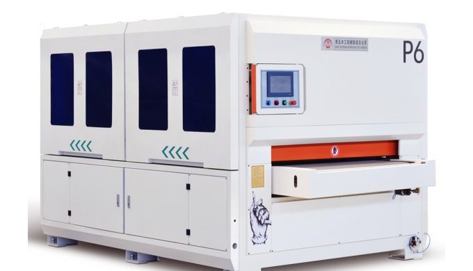 Brush Sanding Machine QSG1300P6 brush sanding of hard wood, softwood, MDF, veneer surface panel, ply...