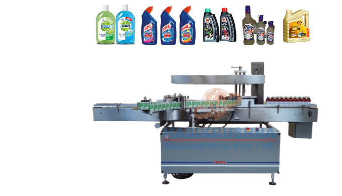 The Automatic Double Side Sticker Labeling System consists of the main structure, product in-feed sc...