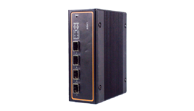 4 Port Industrial Managed Gigabit PoE Switch, Profinet certified, DIN-Rail Mount The EHG7504 Series ...