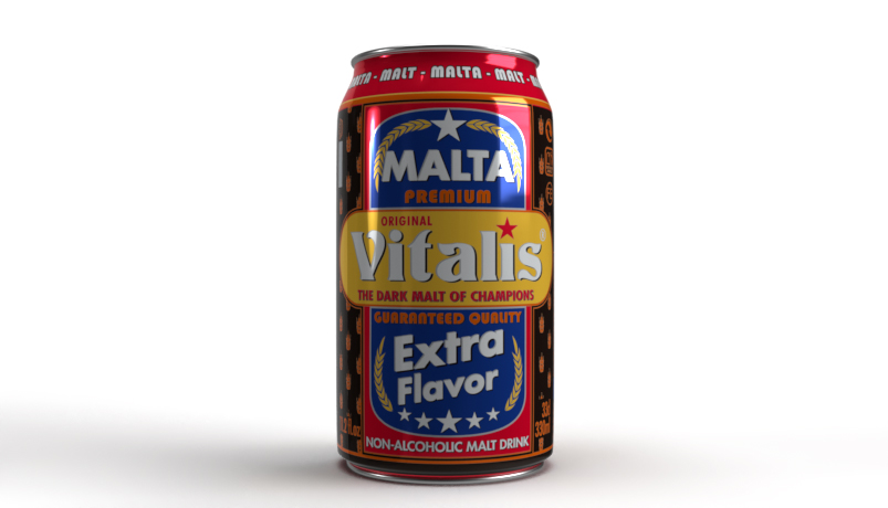 Bebida de Malta 33cl. Sin alcohol.