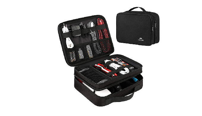 Protection bag: the electronics bag is scratch-resistant, which can protect the accessories of the e...