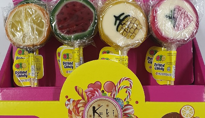 27 Gr Poland Candy with Natural or Artificial Colors and Fruit Flavors With Halal or Kosher Certific...