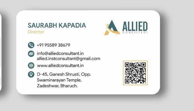 About us M/s. Allied Consultant has been established by Mr. Saurabh Kapadia in the year 2023. He has...