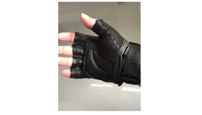 #Product Description Police gloves made of leather, breathable mesh, and pl...
