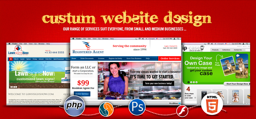 Custom Website Design and Development