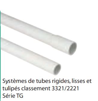 Tubes Rigides en PVC SERIE TG15