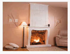 Cheminée à foyer ouvert