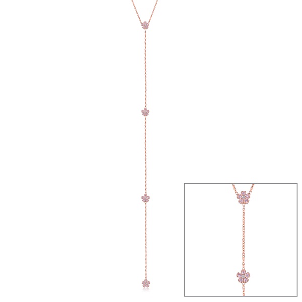 925 Ayar Gümüş ; Maden Rengi: Rose ; Ağırlık: 2.3 gr ; Zincir Uzunluğu: 45 cm ; Krem, Parfüm, Alkol,...