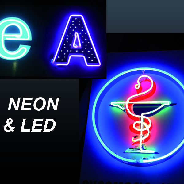 Création d'enseignes pour toutes les façades : enseignes lumineuses, néon animé, néon de toutes les ...
