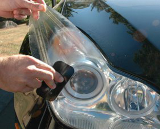 HPF is an adhesive-backed protective cover film that directly applied to the headlamp, fog & tai...
