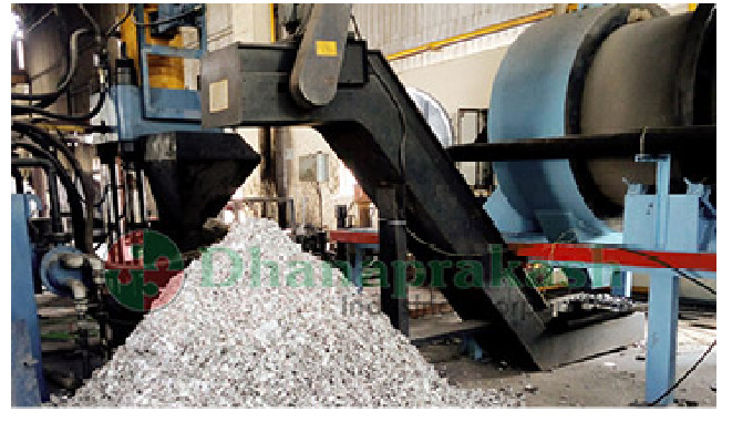 Refractory Hearth Continuous Melting Cum Holding Furnace Automatic burner and recuperator. Bath temp...